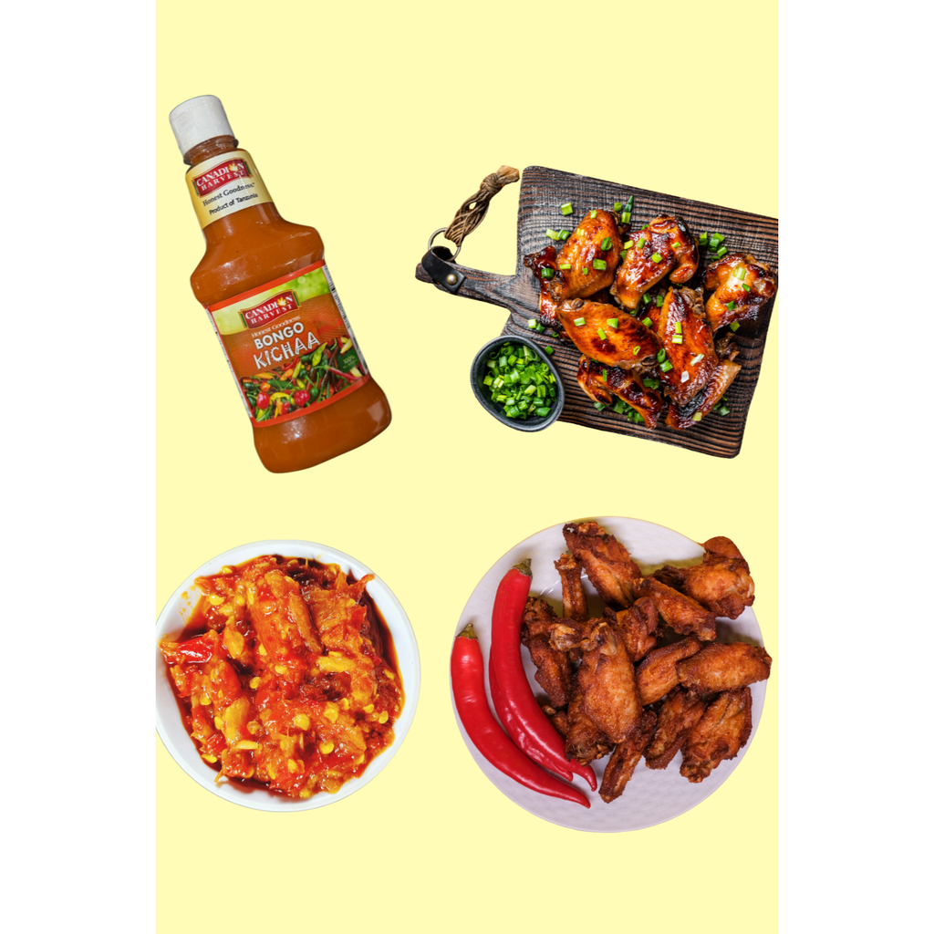 Bongo Kichaa Hot Sauce Made with Ghost Pepeprs by Canadian Harvest